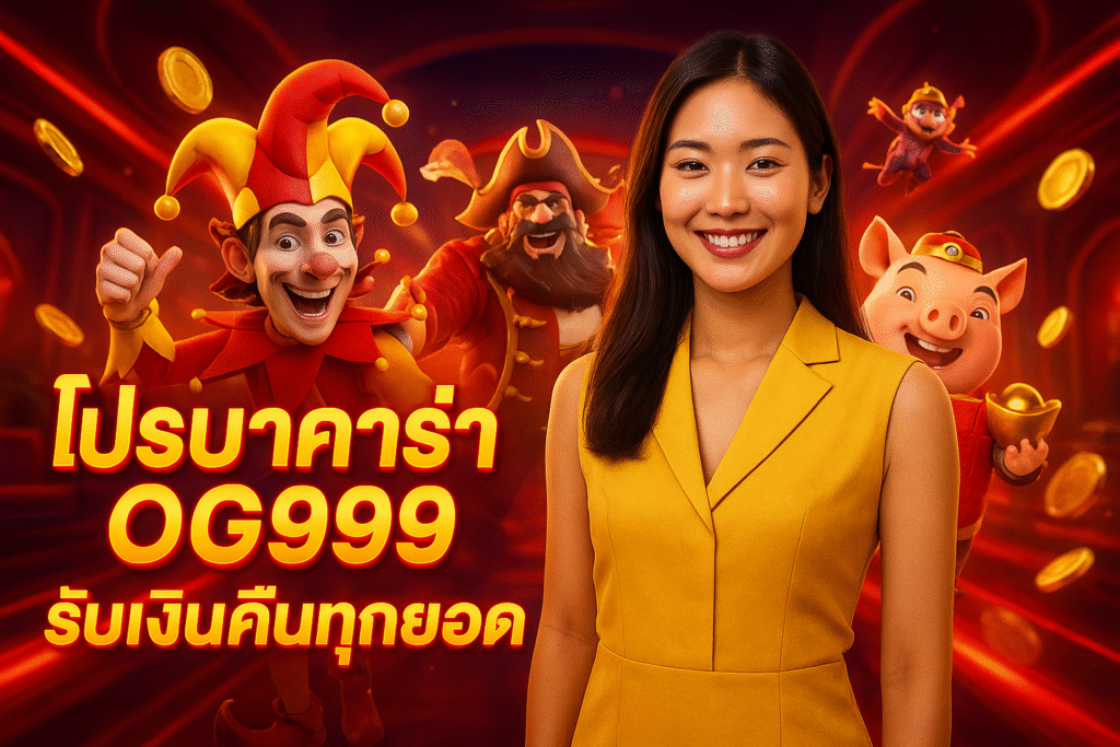 โปรบาคาร่า OG999 รับเงินคืนทุกยอด