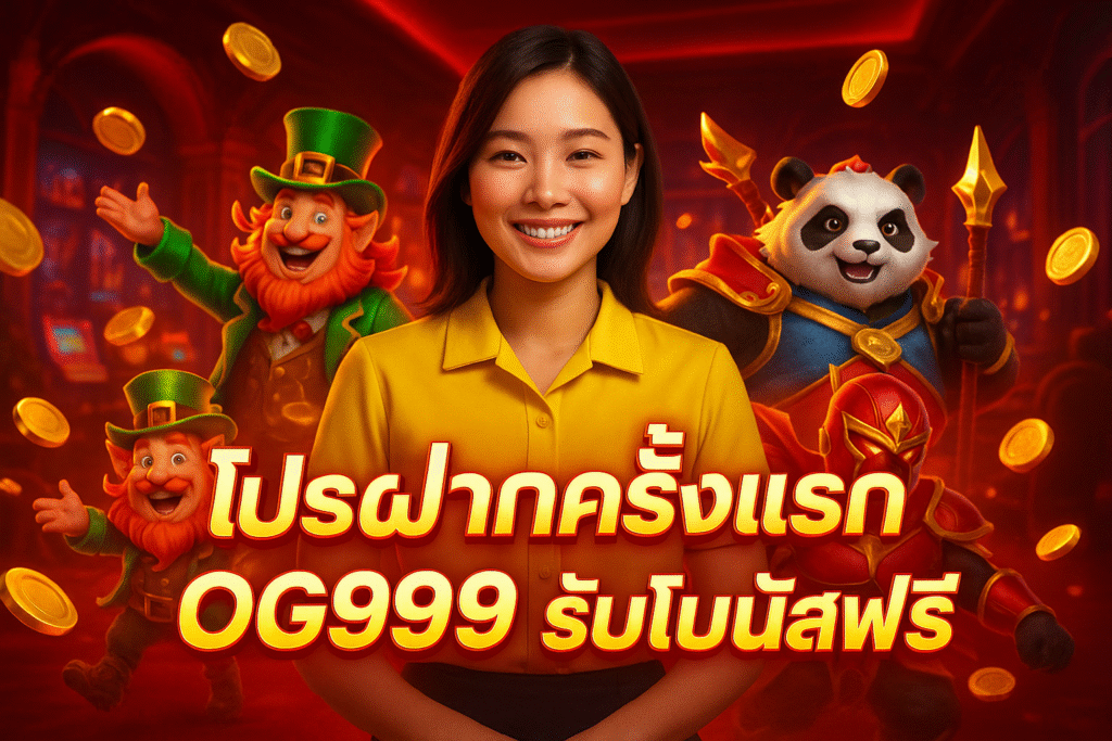 โปรฝากครั้งแรก OG999 รับโบนัสฟรี