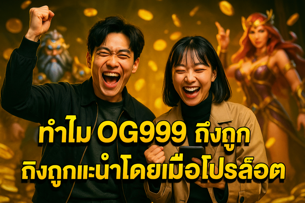 ทำไม OG999 ถึงถูกแนะนำโดยมือโปรสล็อต