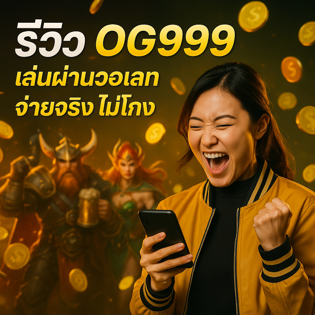 รีวิว OG999 เล่นผ่านวอเลท จ่ายจริง ไม่โกง
