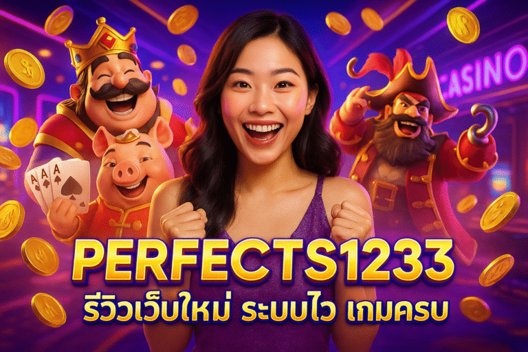 PERFECTS123 รีวิวเว็บใหม่ ระบบไว เกมครบ